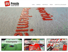 Tablet Screenshot of inpressao.com
